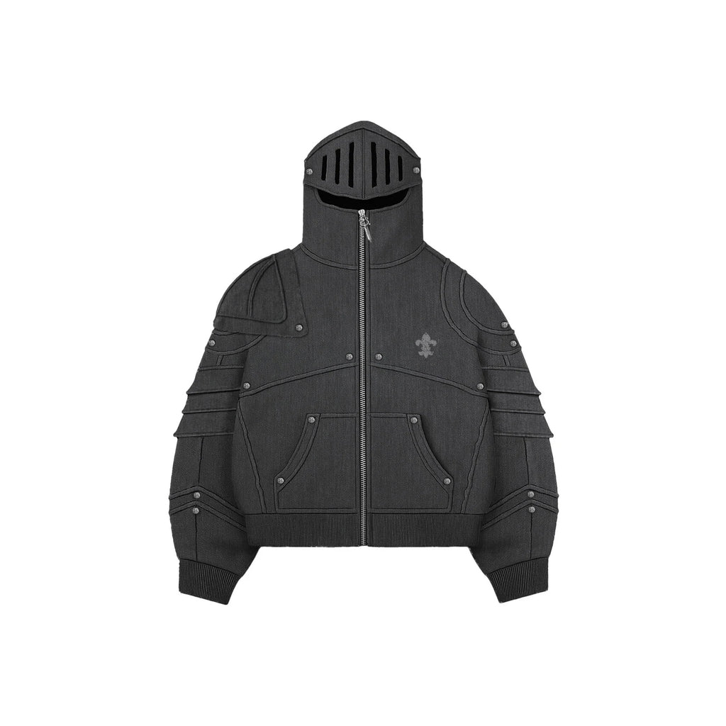 GREY GORATU FULL ZIP HOODIE