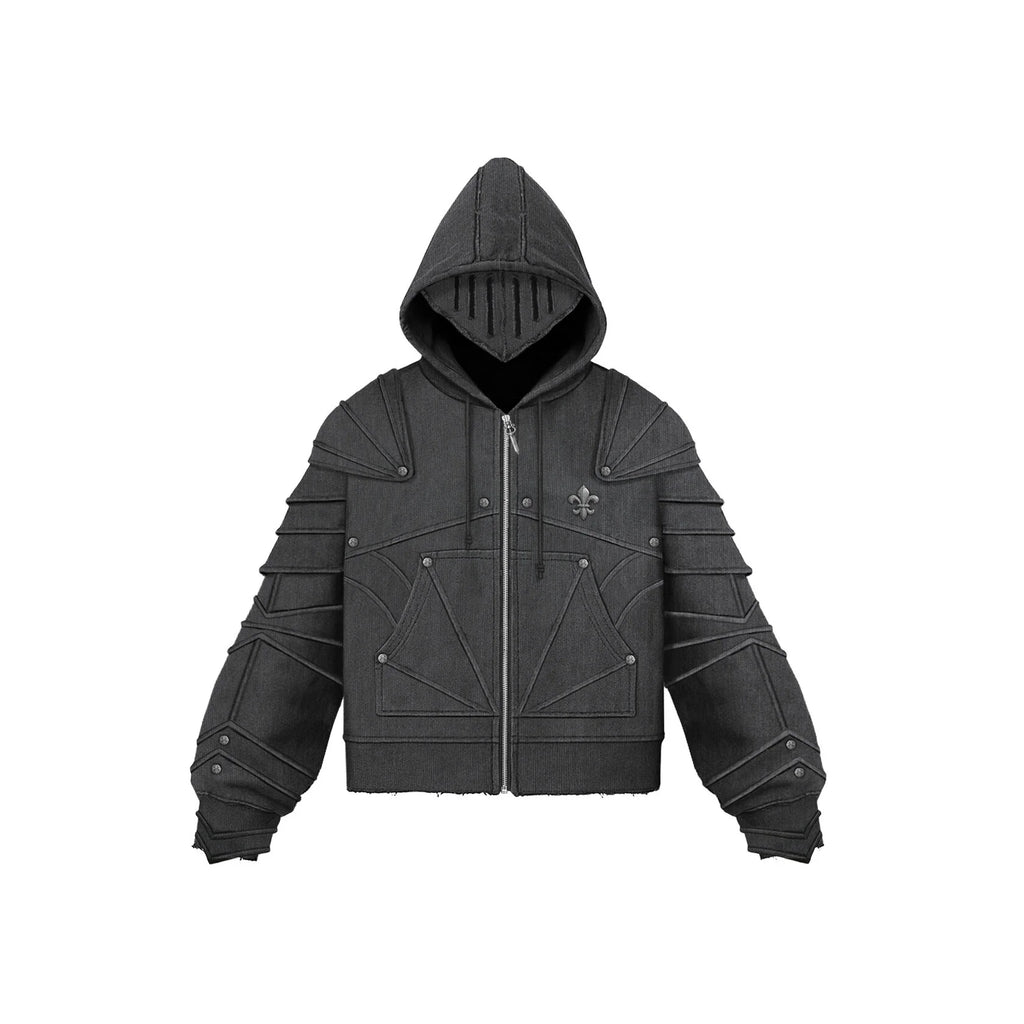 SILVER OSIRIS ZIP HOODIE