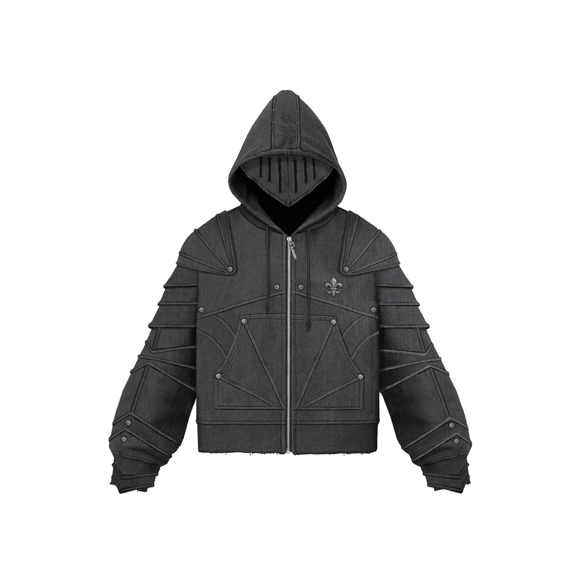SILVER OSIRIS ZIP HOODIE