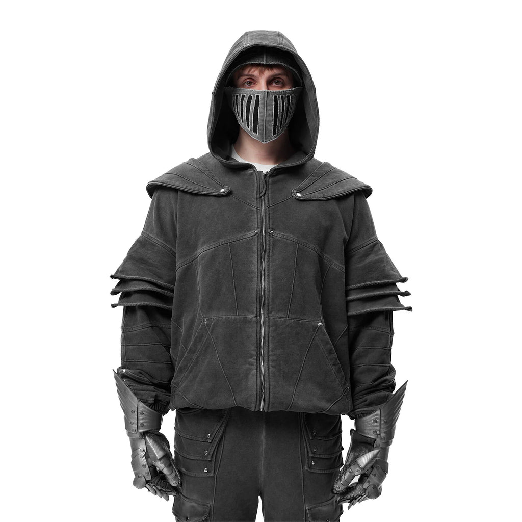 SILVER OSIRIS ZIP HOODIE