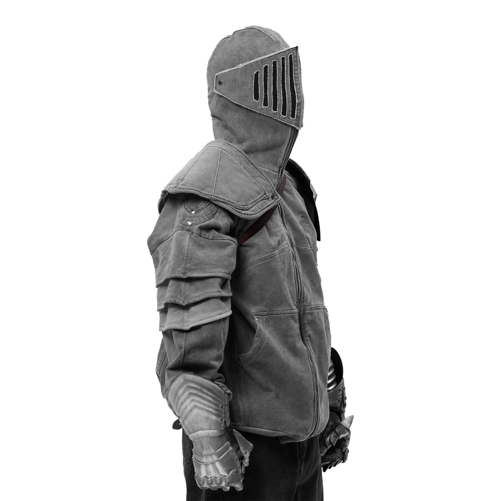 GREY KNIGHT FULL ZIP HOODIE