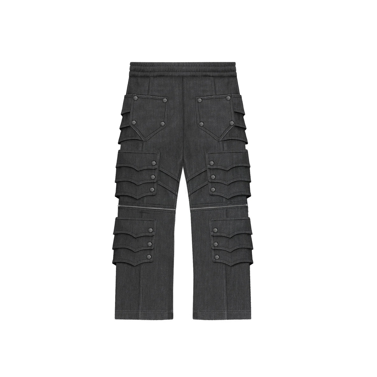 SILVER CARGO PANTS