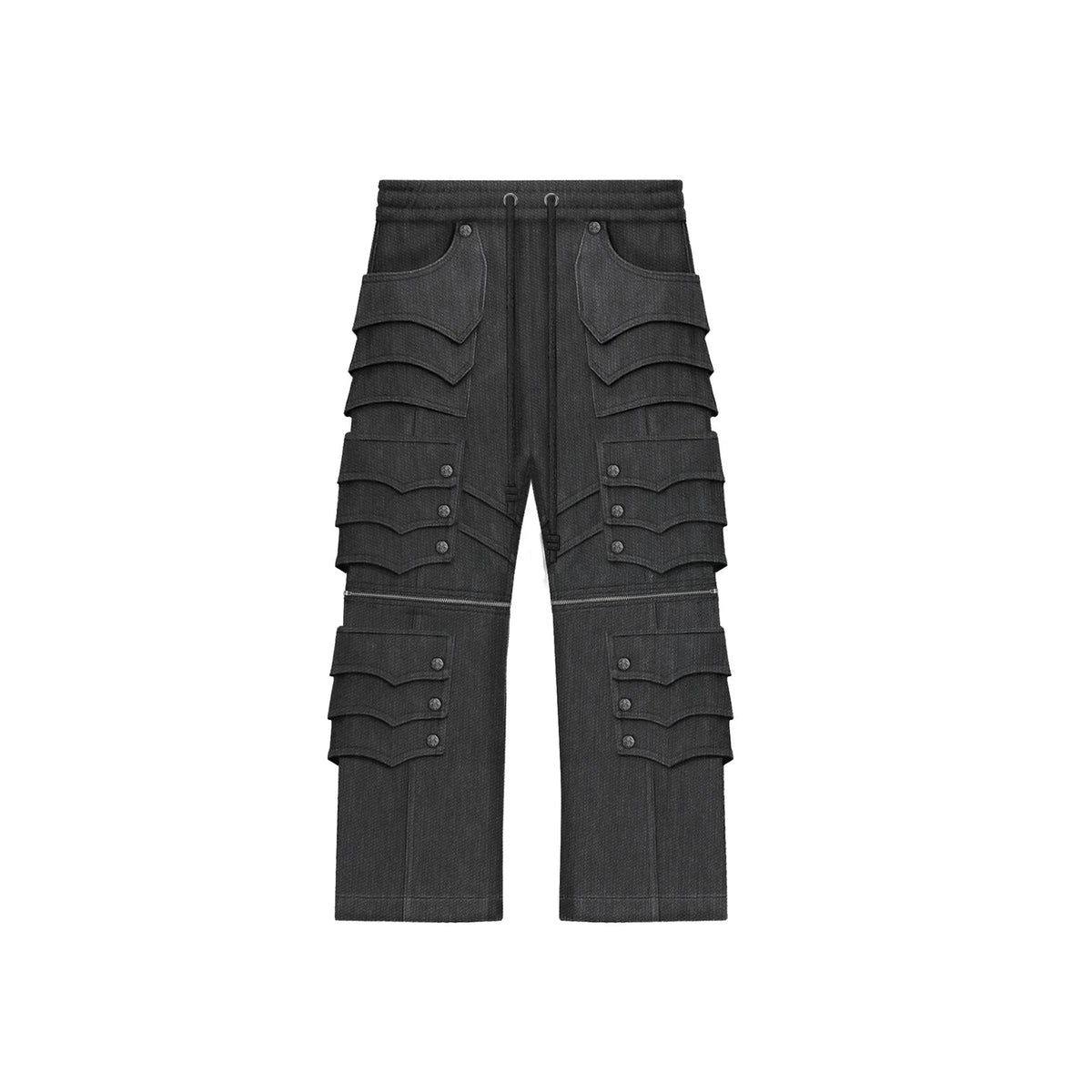 SILVER CARGO PANTS